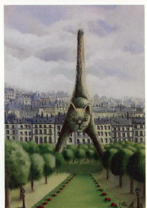 562 -Le chat Tour Eiffel