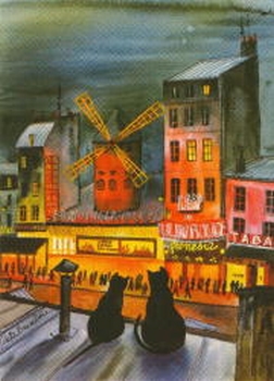 574 -Chats de Paris : Les lumières de Pigalle