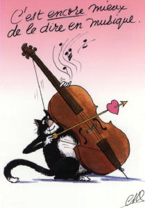 580 -C est encore mieux de le dire en musique