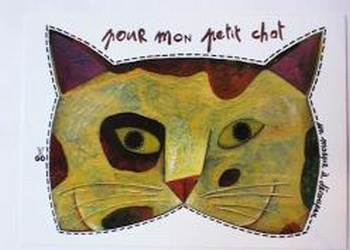 1031 -Un masque à découper pour mon petit chat