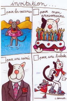 1228 -Max le chat fait ses invitations