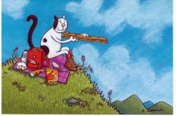 1229 -Le pique nique du randonneur