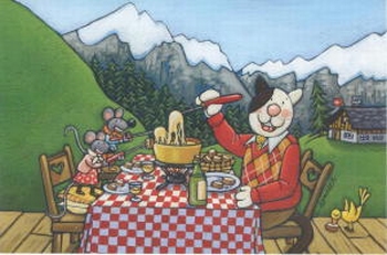 1236 -Une fondue avec Max le chat