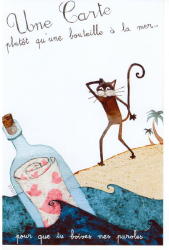 1250 -Une carte plutôt qu'une bouteille à la mer....