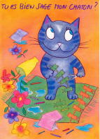 1392 -Tu es bien sage mon chaton?