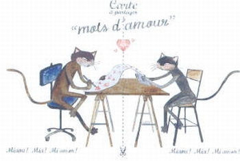1937 -Carte à partager mots d'amour