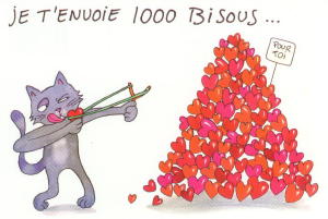 2470 - Je t'envoie 1000 bisous