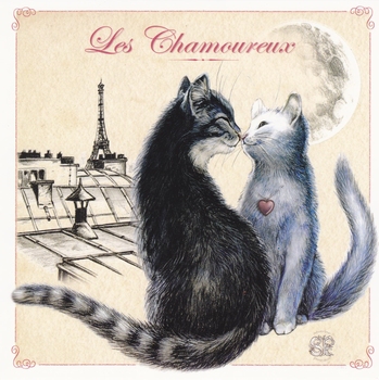3038 -Carte postale carrée et enveloppe