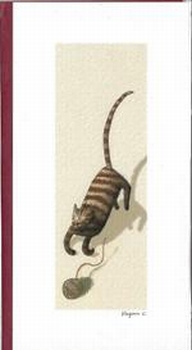 1470 -Le chat marron à la pelote