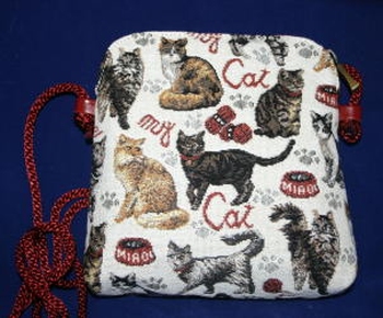 343 -Petit sac bandoulière "my cat"