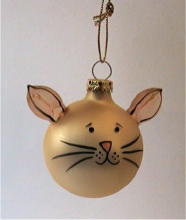 705 -Tête chat de Noël
