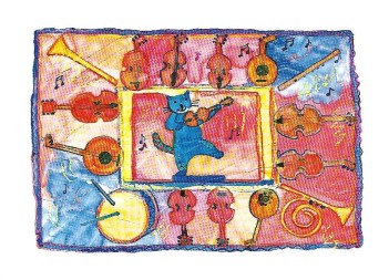 2140 -Le chat-orchestre (Reste 1 exemplaire )