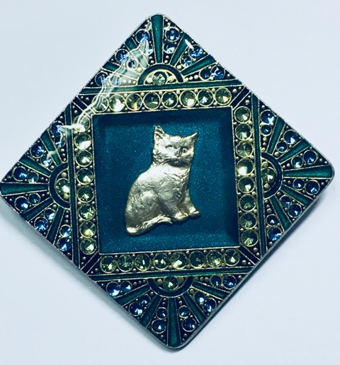 484- Broche vitrail