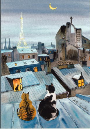 2188 -Carnet " Sur les toits"