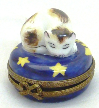 510 -Boite en porcelaine de Limoges