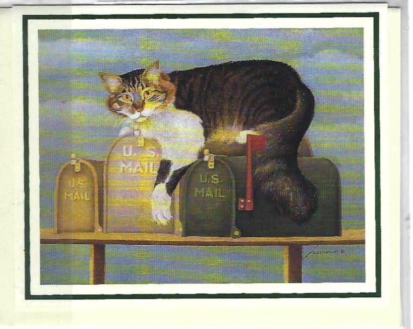 1210 -Carte double avec enveloppe