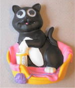 279 -Magnet chat noir