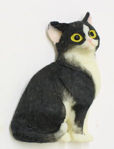 2432 -Le chat noir assis