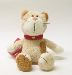 1661 -Peluche chatte écru