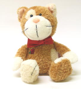 1662 -Peluche chat beige